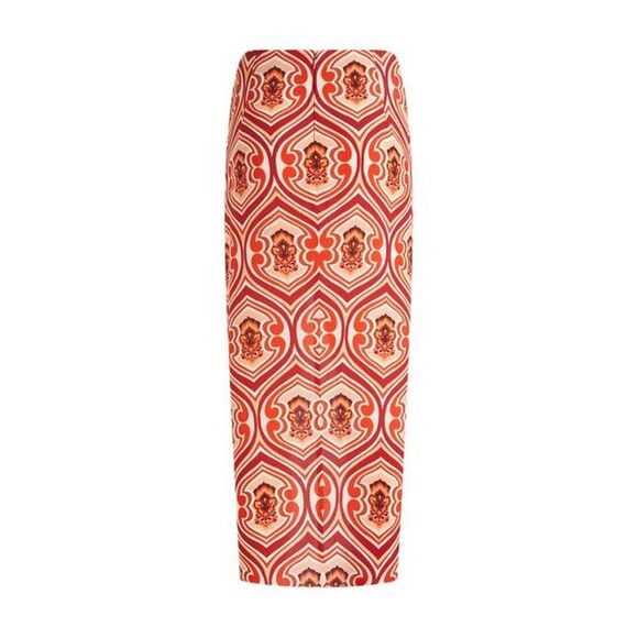 ETRO Dresses & Skirts - ETRO Geometric Print Maxi Skirt Women ORANGE Skirts